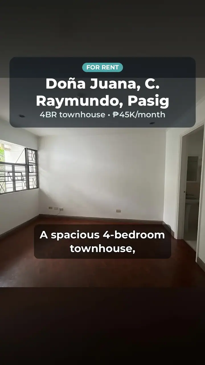 4BR Townhouse for Rent, Doña Juana