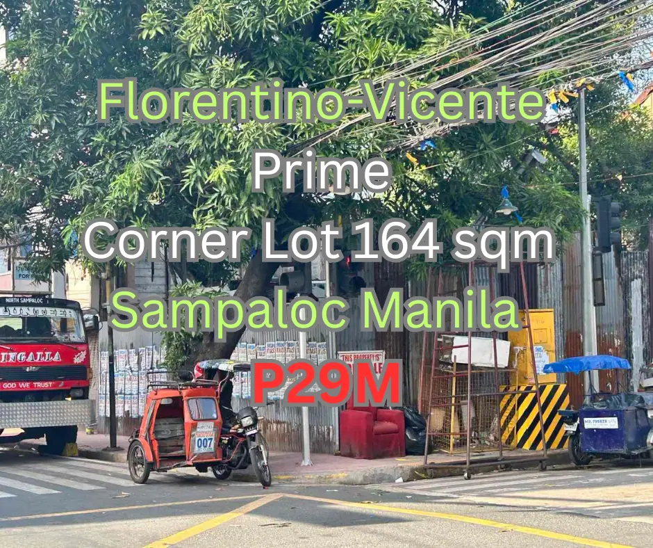 164 sqm Corner Lot in Sampaloc